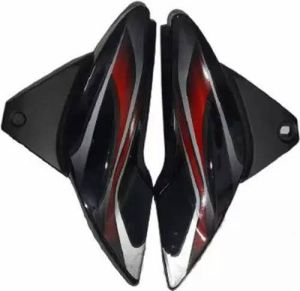 Bajaj Discover 100 CC Black & Red Bike Side Panel