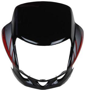 Suitable For Bike Hero Hf Dlx Visor Black (Red)