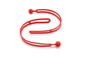 zephyr indoor outdoor ball ties cord red adjustable strap