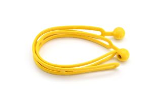 16 inch expandable heavy duty indoor outdoor yellow ball ties cord