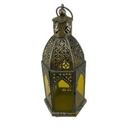 Green Iron Hanging Lantern