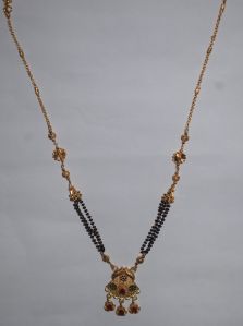 Brass Fancy Bead Mangalsutra Without Pendant