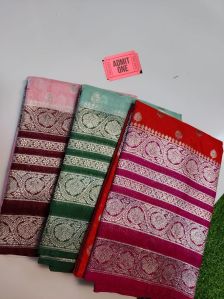 beautiful banarasi katan georgette silk saree