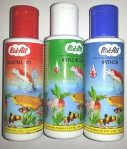 Rid All 3 in 1 Fish Medicine Pack 120Ml Each (Anti Chlorine, Anti Ich, General Aid)