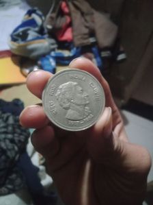 Indira Gandhi 5 Rupees 1917 To 1984 Old Coin