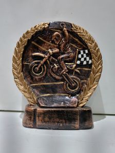 Bike Racing resin trophy