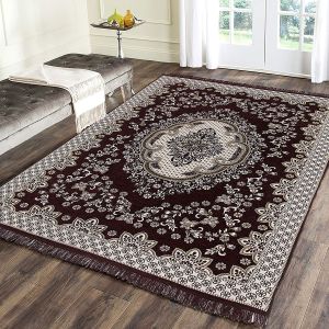 Floral Cotton Carpet 5x7 Ft