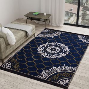 geometric cotton carpet