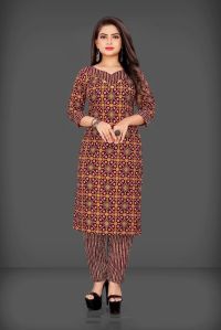 Ladies Fancy Printed Kurta and Pant Set