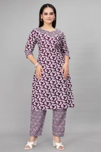 Ladies Stylish Kurti Pant Set