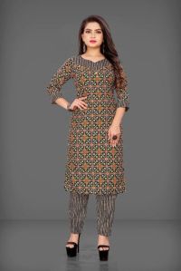 Ladies Stylish Printed Kurta and Pant Set