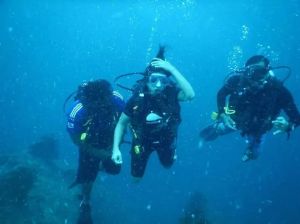 Underwater Scuba Diving Training