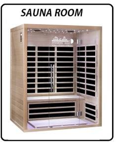 3 Person Infrared Sauna Room Cabin