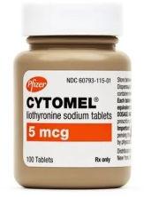 Cytomel 5mcg Tablets, Packaging Type : Plastic Bottle