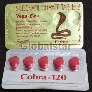 Vega Extra Cobra 120mg Tablets