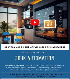 Vission 3BHK Smart Home / Apartment Automation Package - Ahmedabad