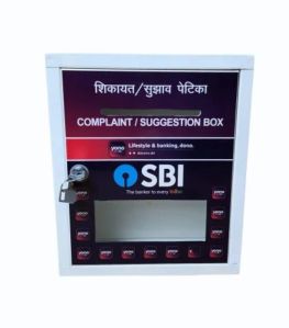 SBI Metal complaint suggestion box nb