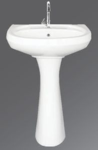 ceramic pedestal wash basin