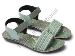 Womens PU Flat Sandals