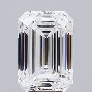 Emerald 7.12ct E  VVS2 IGI 605308099 Lab Grown Diamond