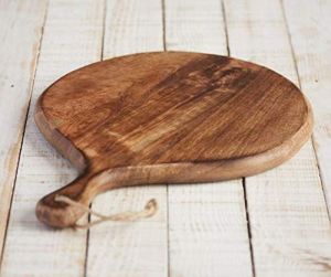 Wooden Chopping Board Cutting Board for Kitchen Round Cutting Board  Wooden Serving Board