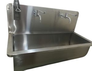 Hand Operated Wall Mounted Scrub Sink