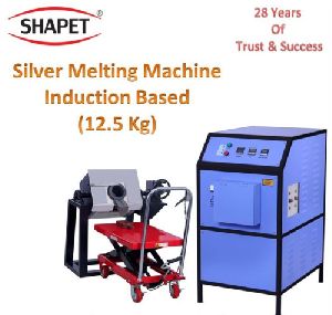 12.5kg Silver Melting Machine with Tilting Unit