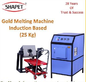 25kg Gold Melting Machine with Tilting Unit
