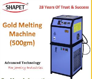 500gm Single Phase Gold Melting Machine