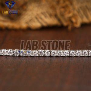 Attractive Round Cut Diamond White Gold Bracelet