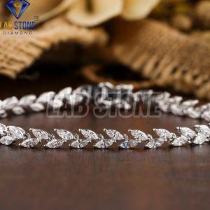 Luxurious Round Cut Diamond White Gold Bracelet