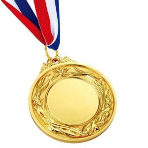 Polished Gold Medal, Color : Golden