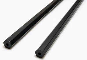 Mild Steel Hexagonal Hollow Bar, Grade : National Standard