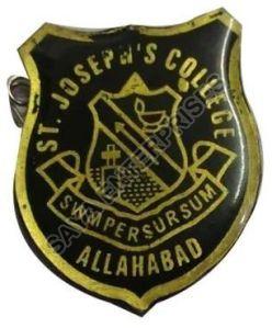 Printed 4 Inch Uniform Badge, Color : Yellow Black