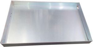 Polished Aluminium Tray, Shape : Rectangular