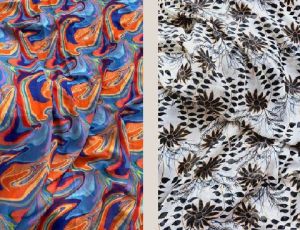 Printed Chiffon Fabric