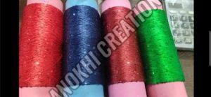 Plain 3mm Polyester Sequence Yarn For Textile Industry