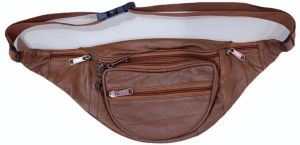 Ladies Leather Waist Bag For Light Documents