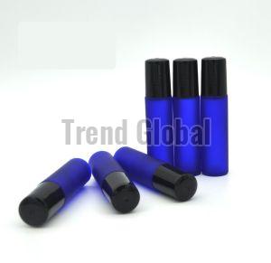 Blue Roll On Glass Bottle