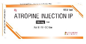 Atropine  Injection 500 Mcg/ 1 Ml