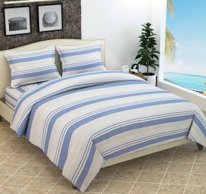 Cotton Modern Double Bed Sheet For Home, Hotel