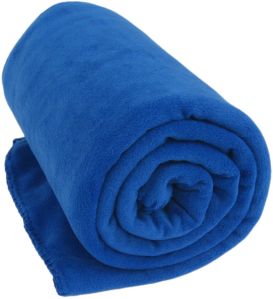 Plain Fleece Blanket For Home, Hotel