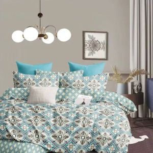 Printed Polyester Bed Sheet, Color : Multicolor