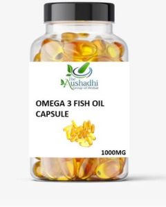 Aushadhi Omega 3 Capsule, Packaging Type : Bottle