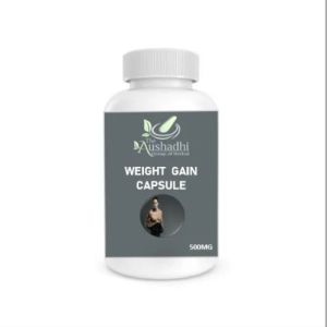 Aushadhi Weight Gain Capsule, Packaging Type : Bottle