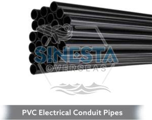 Black MMS PVC Electrical Conduit Pipes For Construction