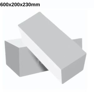 600x200x230mm AAC Block For Side Walls