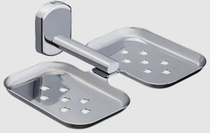 Pelican Chrome Plated Stainless Steel Double Soap Dish