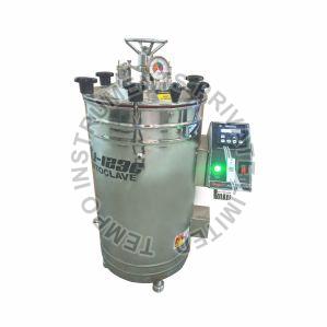 Pedal Free Laboratory Autoclave, Shape : Round