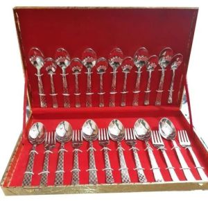 24 Pieces Stainless Steel Cutlery Set For Household, Gifting